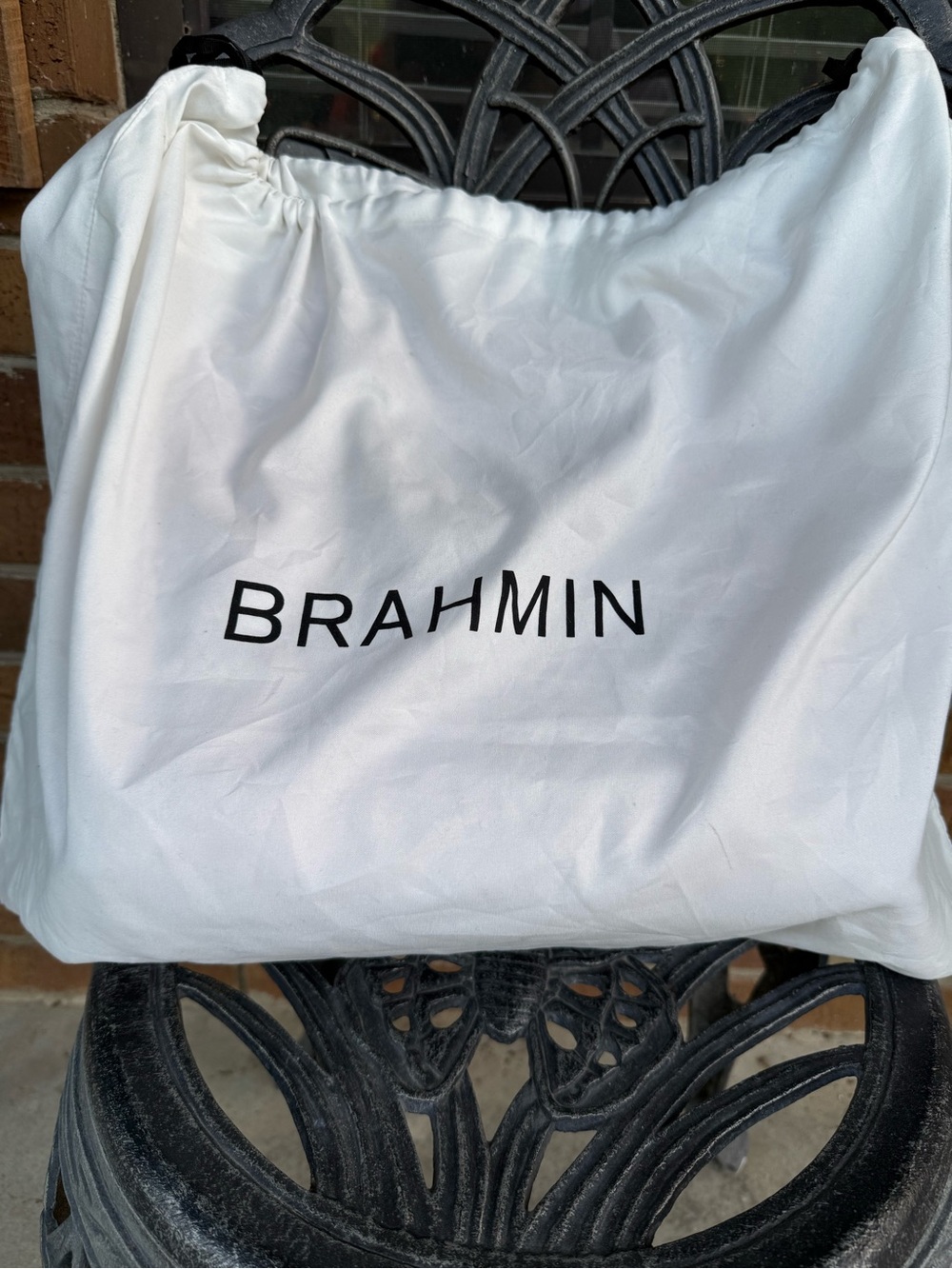 Brahmin Iridescent Pink Croc-Embossed Tote - Picture 7 of 7